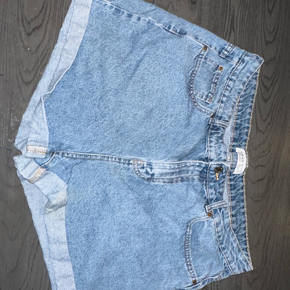 Primark Blue Jean Shorts Classic Denim Style